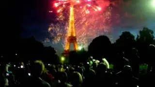 14 July 2009 Fireworks Eiffel Tower