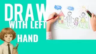 👉Left Hand Drawing Challenge 😅|           Funny Art  & Drawing Fails #nothingimposibleinthisworld
