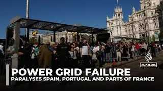 Power grid failure paralyses Spain and Portugal, stranding passengers and halting trains