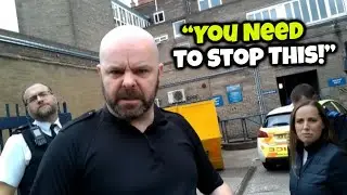 UK Police Officer Loses Control as Anger and Anxiety Take Over