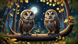 Three Spotted Owls Learn to Count | Owl Counting Song for Kids | Fun Preschool Nursery Rhyme