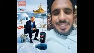 Putin Ruins Trump Greenland lce Hole Fishing #trump #funny #memes #short#shorts