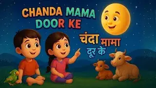 चंदा मामा दूर के | Action Dance Hindi Nursery Rhyme | Kids Movement Song | Anshi Kidzzy Hindi