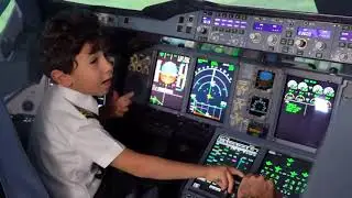 Etihad: Ni&ntilde;o de seis a&ntilde;os se convierte en piloto por un d&iacute;a