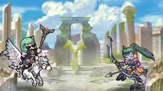 Flayn Meme Team vs Emblem Corrin and Mythic Lyn Hero Battle (Abyssal)