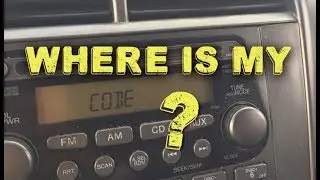 Как найти код радио &mdash; Honda Element