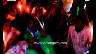 EG : Rajolu YSRCP leaders candle Rally over AP Special status - 21st Oct 2015