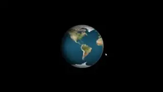 Animated Earth & Mars planet rotating. HTML and CSS SVG animation