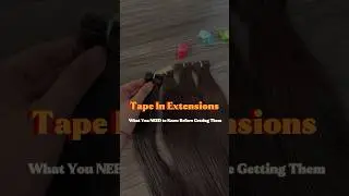 What you NEED to know about Tape-in extensions  HairStyling #HairGrowth #nyhairextensions #tapein