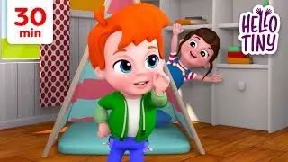 Hide and Seek and More! | 30 Minutes | Hello Tiny Nursery Rhymes | Animaj Kids