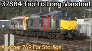 Trains around Worcester & Reading | 37884 leads Another Class 769 To Long Marston + More!