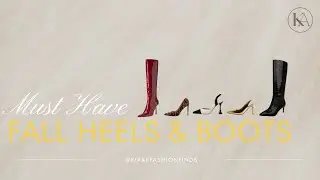 Amazon Must Have Fall Shoes | Heels & Boots for Autumn | Kira's Fashion finds