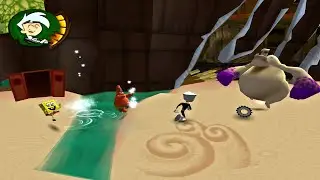 Nicktoons: Battle for Volcano Island - PS2 Gameplay