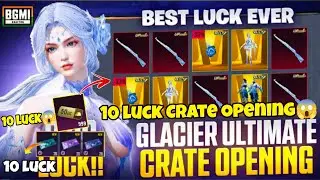 10UC Luck😱 Winterglow Sylph Ultimate Set Crate Opening | Kar98 10 UC Opening |New Ultimate Set Trick