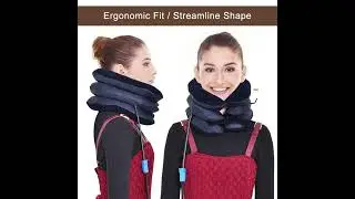 Air Inflatable Cervical Collar Review | Neck Traction & Pain Relief Support Pillow