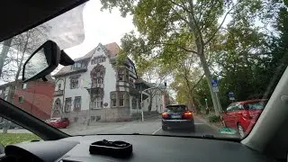 Live Driving  Feudenheim to ILvesheim Via Seckenheim Eis Manufactur Mannheim