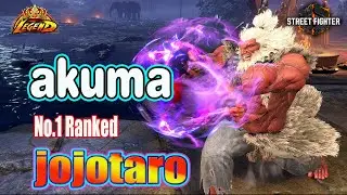 SF6 🔥 jojotaro No.1 Ranked Best AKUMA 🔥 SF6 DLC High Level Replays