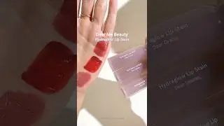 lets swatch hydraglow lipstain 🎀💗 #lippies #unboxingmakeup #liptint #dearmebeauty #localbrand
