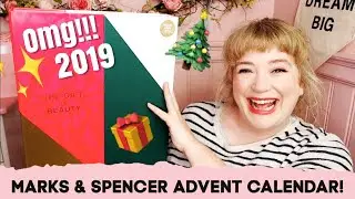 M&S Beauty Advent Calendar 2019!!!! Unboxing! EARLY LOOK! Marks & Spencer