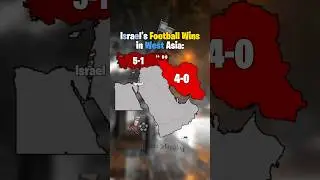 Israel&rsquo;s football wins in west asia: | #mapping #israel #football #west #asia