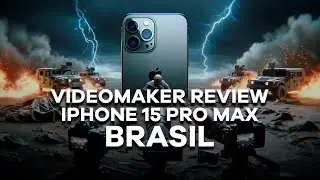 IPHONE 15 PRO MAX BRASIL - VIDEOMAKER REVIEW