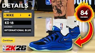NBA 2K26 Shoe Creator: Nike KD 18 International Blue