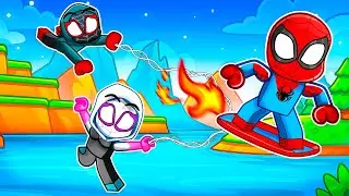 Я потратил 896 754 доллара на самый быстрый ховерборд Человека-паука в Roblox. Построй ховерборд!