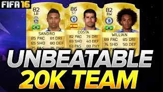 AMAZING 20K TEAM! FIFA 16 SWEATY OP TEAM! FUT 16