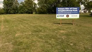 Neighborhood Park Announcement for Maple Street