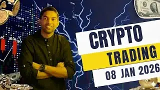 LIVE CRYPTO TRADING || 08 JAN 2026 || PAPRWEIGHT.COM || COZI_TRADER - VIVEK #btc #eth #trading