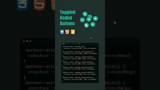 toggled button code in html css 