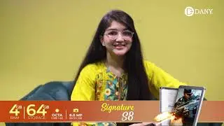Dany Signature S8 is a perfect entertainment partner for Pakistani Artist Areesha Sultan AKA Mirchi