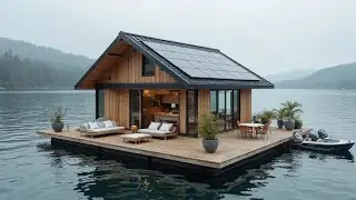 🌊🏝️ MY ISLAND HOME &ndash; THE ULTIMATE FLOATING HOUSE REVIEW 🚤💡 OFF-GRID LUXURY ON WATER 🌞🏡