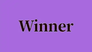 Winner Pronunciation and Meaning