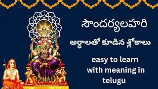 Saundarya Lahari | Shloka&nbsp;4 &ndash; &ldquo;Tvad‑anyah Pāṇibhyām Abhaya‑Varado &hellip;&rdquo; | తెలుగు అర్ధం తో