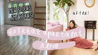 Installing My Dream Scandi-Style Flooring | Extreme Apartment Reno! My Rental Reno S3 E3