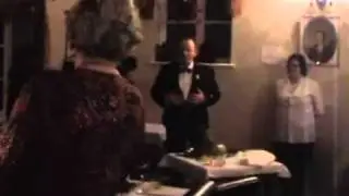 Address to the haggis - Burns Night Supper at Indulgence in Uttoxeter, Staffordshire