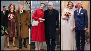 💜💜💜Самый безупречный образ королевы Матильды и короля Филиппа Бельгийского
