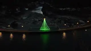 Christmas Tree on the Thompson Falls Dam