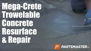 Mega-Crete&trade; Trowelable - Concrete/Masonry Resurface & Repair