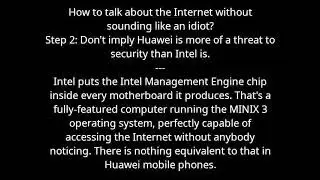 How to talk about the Internet policy without sounding like an idiot?