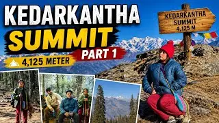 KEDARKANTHA SUMMIT PART 1#kedarkantha#trekking#uttarakhand 
