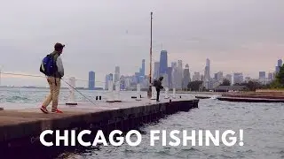 Chicago Harbor Fishing Ft. Suburban Angling & Angel R Fishing