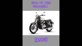 evolution of jawa 42 bike{1980 2023}#short#shortfeed#jawa#bike#subscribe
