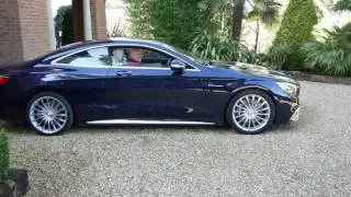 Mercedes S65  Coupe AMG startup 4K