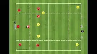 Positional wave game working on attacking and defending overloads