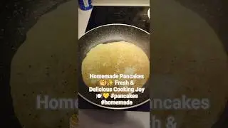 Homemade Pancakes 🥞✨ Fresh & Delicious Cooking Joy 🍽️💛 #pancakes #homemade #like #subscribe