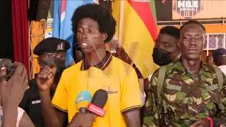 Latib Muwonge wakuttunka ne Albano mu mpaka z&rsquo;ebikonde