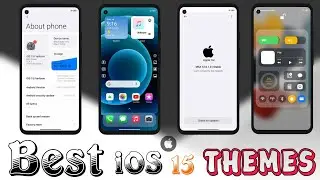 MIUI 12 OFFICIAL Best iOS Themes | ios 15 Theme for Miui 12 | Install ios Theme 🔥
