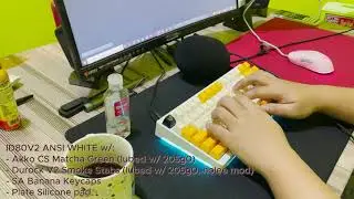 ID80V2 W/ AKKO CS MATCHA GREEN TYPING SOUND TEST